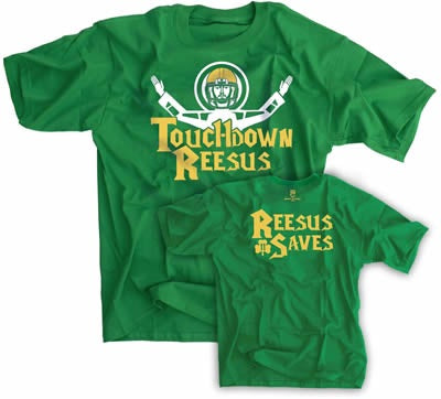Touchdown Reesus ... Reesus Saves - Touchdown Jesus Shirt