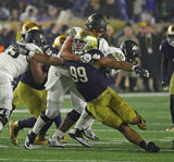 Jerry Tillery 2017 Notre Dame Team Issued/ Game Used Game Used Under Armour Cleats #99