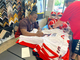 Garrison Hearst Autographed/Signed Georgia Bulldogs White Jersey