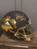 Tim Brown Signed Shamrock Tradition Alternate Full Size Helmet with “Heisman ‘87” Inscription