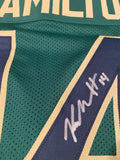 Kyle Hamilton Signed Notre Dame Green Jersey