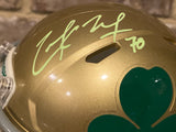 Zack Martin Signed Notre Dame Football Shamrock Mini Helmet