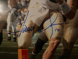 Brady Quinn Autographed Notre Dame Rushing TD 16x20 Photo