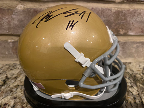 Kyle Hamilton Signed Notre Dame Fighting Irish Mini Helmet