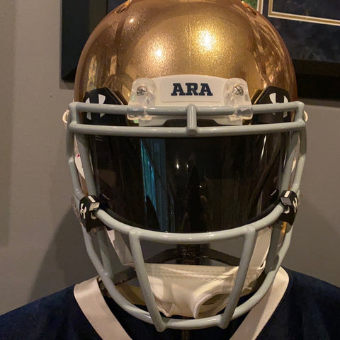 Notre Dame Fighting Irish “ARA” 2017 Authentic Riddell Speed HYDROFX H – SPORTSCRACK