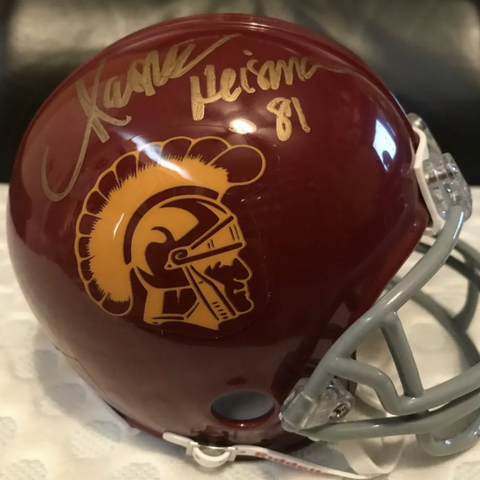 Marcus Allen Signed USC Trojans mini Helmet With "Heisman 81" Inscription