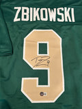 Tommy Zbikowski Signed Notre Dame GREEN Jersey