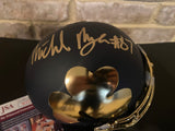 Michael Mayer Signed Notre Dame Blue Mini Helmet