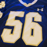 Quenton Nelson Notre Dame Football Practice Worn Game Jersey Under Armour #56