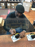 Joe Greene Signed Pittsburgh Steelers Riddell Throwback NFL Mini Helmet with “HOF 87” Inscription