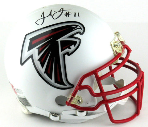Julio Jones Signed Atlanta Falcons Current Authentic Custom White Matte NFL Helmet