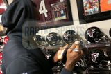 Julio Jones & Matt Ryan Signed Atlanta Falcons Riddell Full Size NFL Helmet