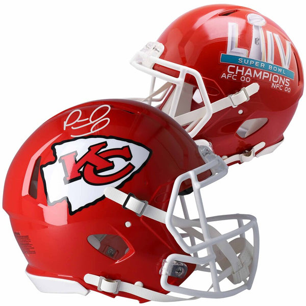Patrick Mahomes Kansas City Chiefs Super Bowl LIV Champions Autographed Riddell Super Bowl LIV Champions Speed Authentic Helmet