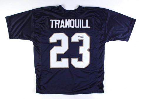 Drue Tranquill signed Notre Dame Football Jersey #23