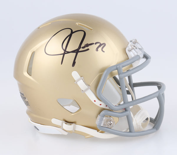 Julius Jones autograph Notre Dame Mini Helmet