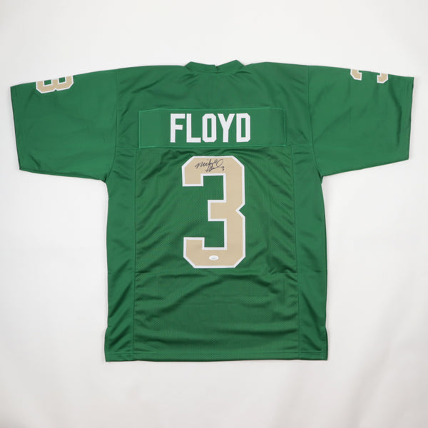 Michael Floyd Signed Notre Dame Green Custom #3 Jersey