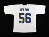 Quenton Nelson Autographed Notre Dame Football White Custom #56 Jersey