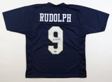 Kyle Rudolph Signed Notre Dame Blue Custom #9 Jersey
