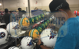 Marcus Mariota Signed Tennessee Titans Riddell Authentic Revolution NFL Helmet