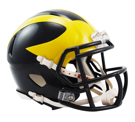 Michigan Wolverines Riddell Speed Mini Helmet - Helmet - SPORTSCRACK