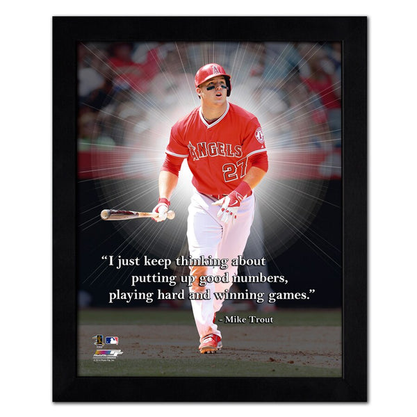 Mike Trout Los Angeles Angels 18" x 22" ProQuote Photo