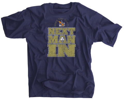Next Man In Burn the Boats Notre Dame College Football Shirt