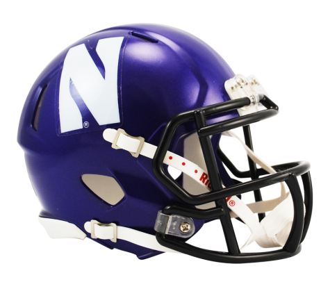 Northwestern Wildcats Riddell Speed Mini Helmet - Helmet - SPORTSCRACK