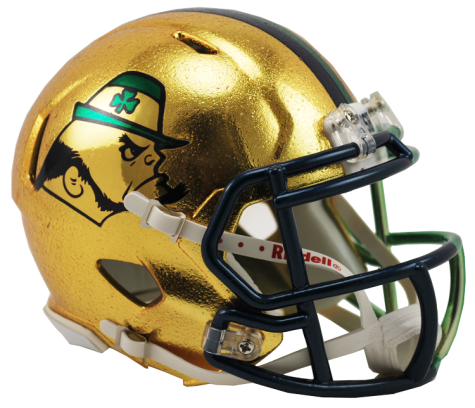 Notre Dame 2015 Shamrock Series Boston HYDROFX Riddell Speed Mini Helm – SPORTSCRACK