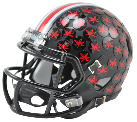 Ohio State Buckeyes NCAA Mini Speed Football Helmet Satin Black