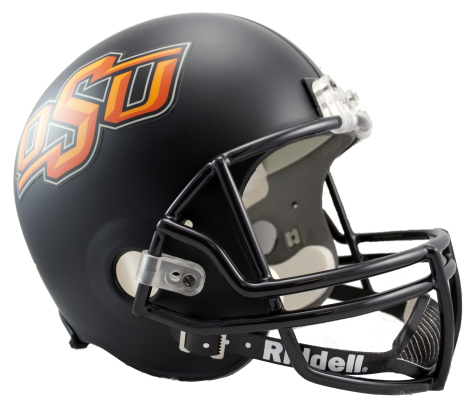 black football helmet teams OKLAHOMA STATE MATTE BLACK RIDDELL VSR4 REPLICA HELMET – SPORTSCRACK