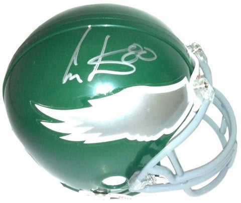Cris Carter Autographed/Signed Philadelphia Eagles Throwback Riddell Mini Helmet