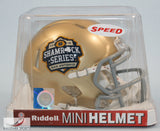 Notre Dame (2016 Shamrock Series San Antonio) Riddell Speed Mini Helmet