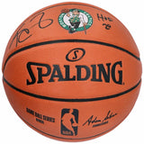 Paul Pierce and Kevin Garnett Signed Boston Celtics Logo Basketball