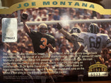 Joe Montana Autographed Notre Dame 1995 Upper Deck Football Card Over sized