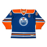 Wayne Gretzky Signed Jersey - "Heroes of " Blue Edmonton Oilers CCM Upper Deck