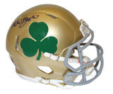 Michael Mayer Signed Notre Dame Shamrock Speed Mini Helmet
