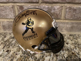 Tim Brown Signed Heisman Trophy Mini Helmet With "Heisman 87" Inscription and custom Heisman Visor