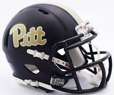 Pittsburgh Panthers MATTE NAVY Riddell Speed Mini Helmet