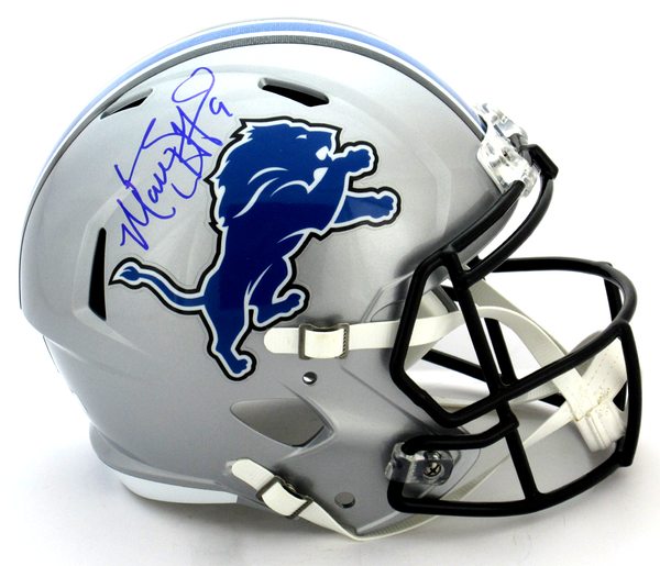 Matthew Stafford Signed Detroit Lions Riddell Full Size Speed NFL Helmet