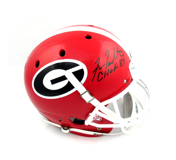 Fran Tarkenton Signed Georgia Bulldogs Schutt Full Size Helmet With "CHOF 87" Inscription