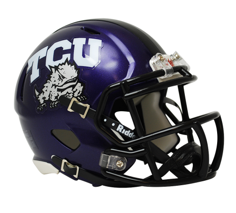 TCU Horned Frogs Riddell Speed Mini Helmet – SPORTSCRACK