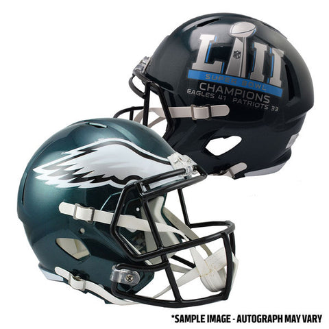 Super Bowl 52 Philadelphia Eagles Speed Replica Football Helmet Champs