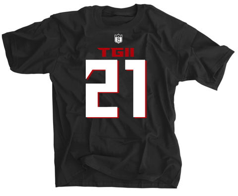 Todd Gurley TGII 21 ATL Black Jersey Shirt