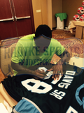 Thomas Davis Signed Carolina Panthers Black Custom Jersey