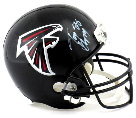 Tony Gonzalez Signed Atlanta Falcons Riddell Full Size NFL Helmet