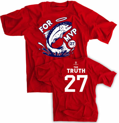 TROUT FOR MVP ANAHEIM THE TRUTH 27 SHIRT