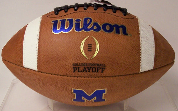 MICHIGAN GAME MODEL AUTHENTIC WILSON COLLEGE FOOTBALL PLAYOFF FOOTBALL